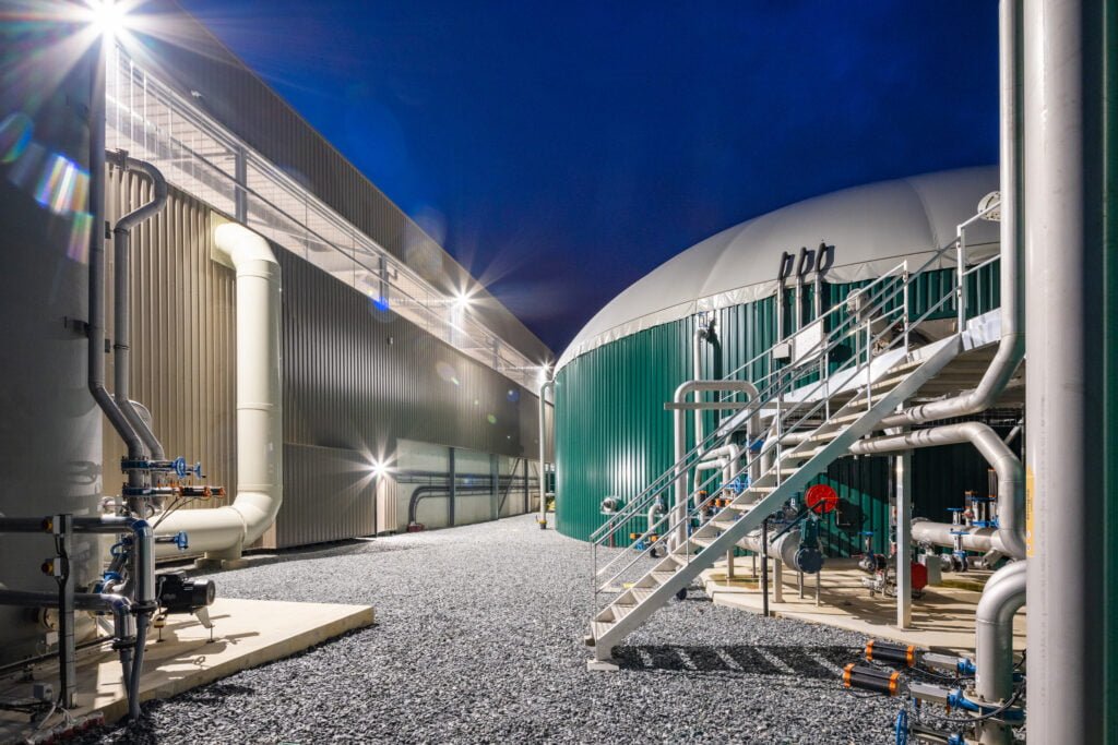 Aumaillerie biogas plant