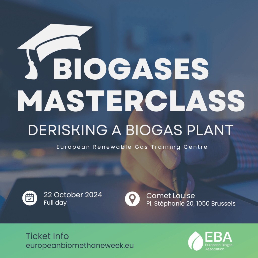 Biogases Masterclass – Derisking a biogas plant